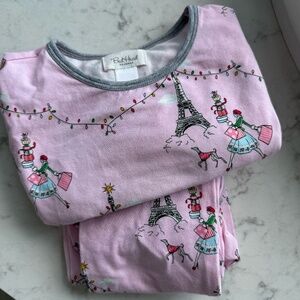 NWOT Girls Bed Head Paris Christmas Pajamas